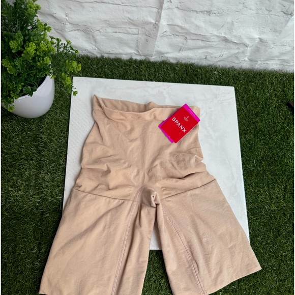SPANX Power Short Everyday Shaping Mid-Thigh Short Soft Nude new with tags $36 - Picture 7 of 9
